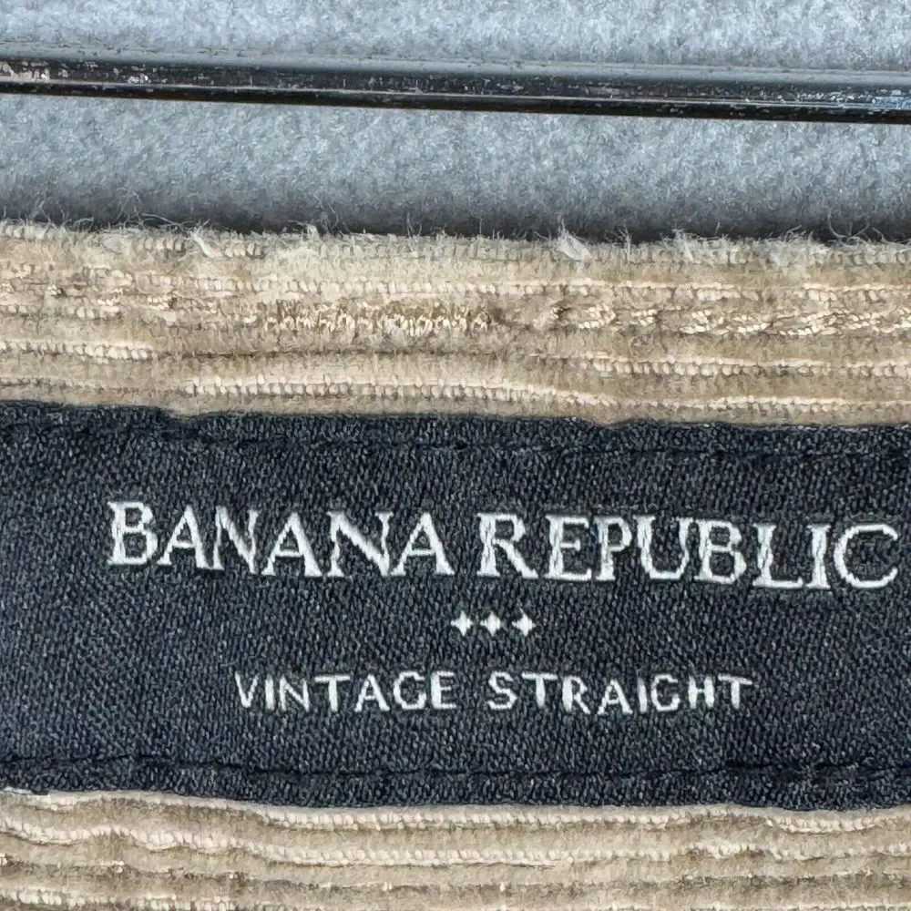 Banana Republic Pants Mens 29 x 32‎ Beige Corduroy Vintage Straight Preppy Gorp